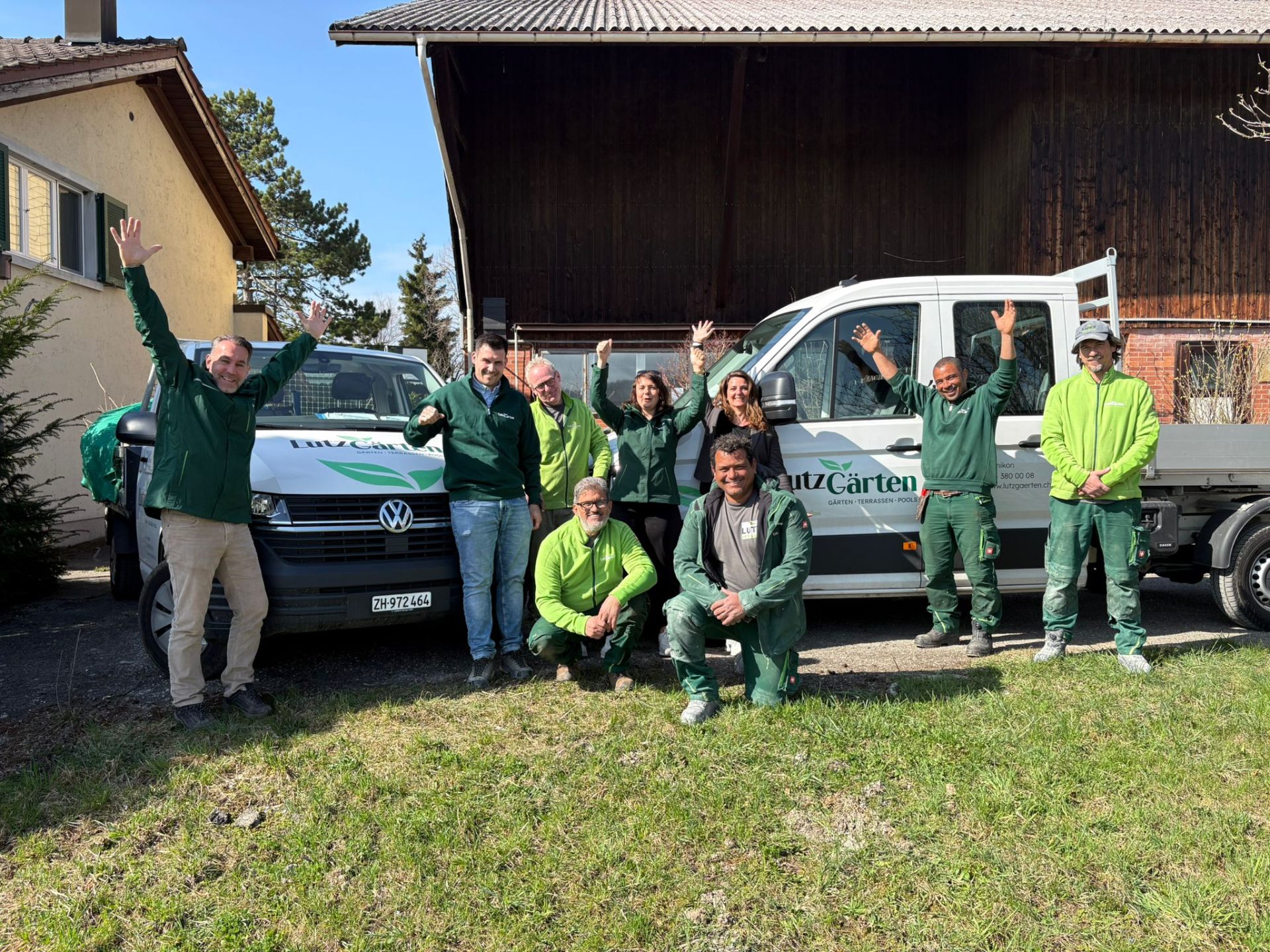 Teamfoto Lutz Gärten